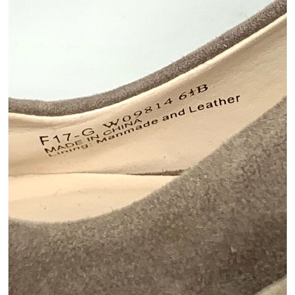 Cole Haan Renner Grand Pumps Heels Suede Leather Block Heel Morel Women 6.5 - Picture 8 of 9